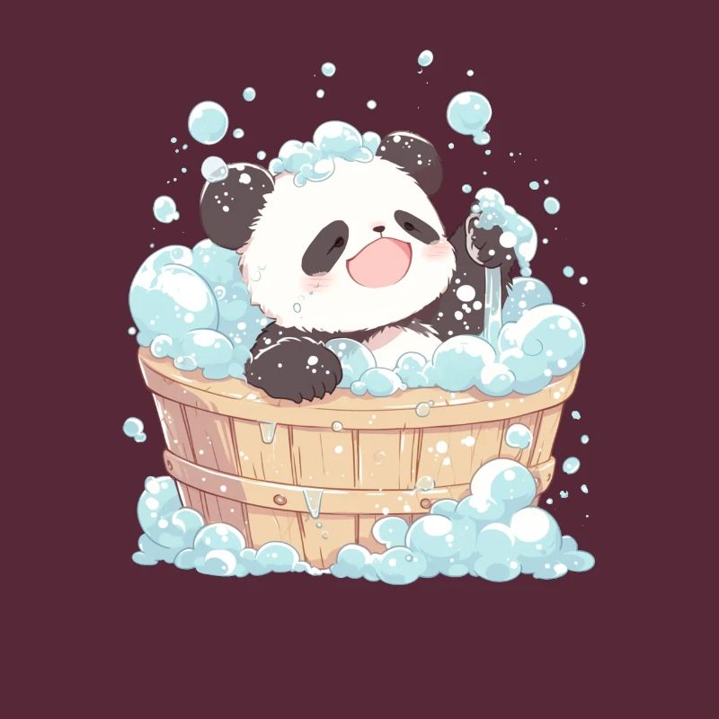Panda Bear Bain moussant Panda géant japonais