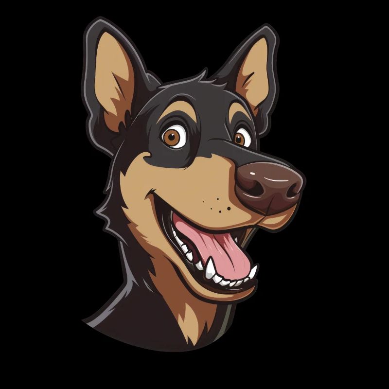 Australian Kelpie Gift | Cartoon Artwork
