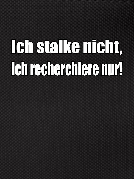 I'm not stalking...