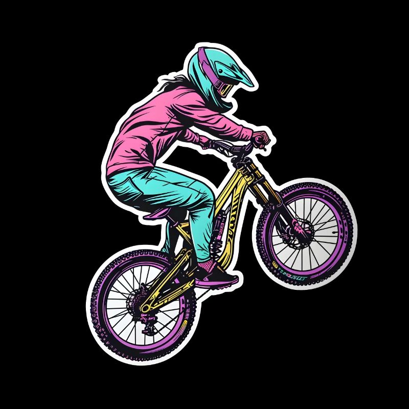 Mountain biker
