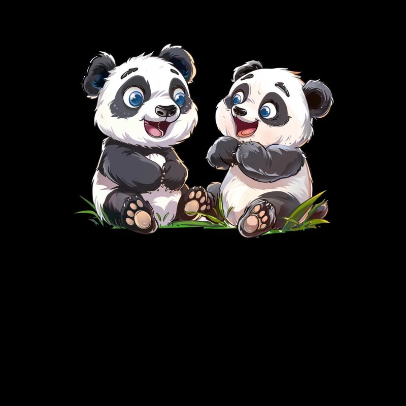 Pandabärenjunge Japanischer Riesenpanda