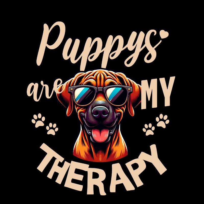 Conception d’amoureux des chiens Rhodesian Ridgeback