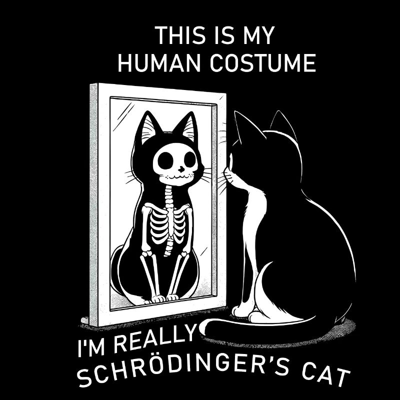 Human Costume I'm Really Schrödinger's Cat