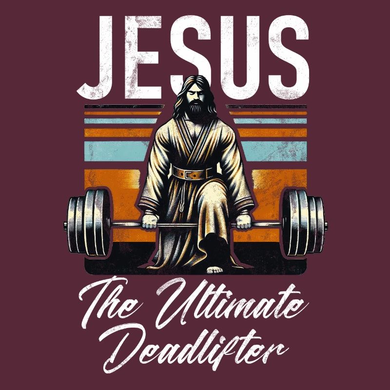 Jésus L’Ultime Deadlifter Christian Gym