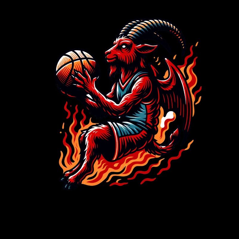 Basket-ball Goat Devil Team Player Sports