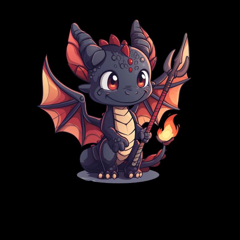 Dragon Devil Halloween Mignon Anime Enfants
