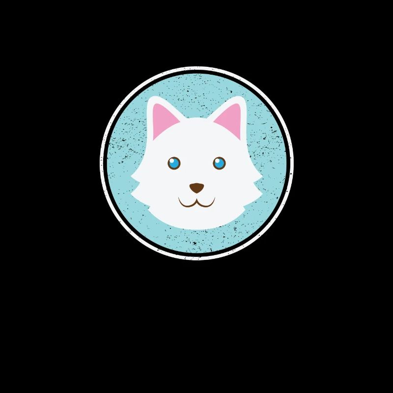 chien mignon avec une fourrure blanche