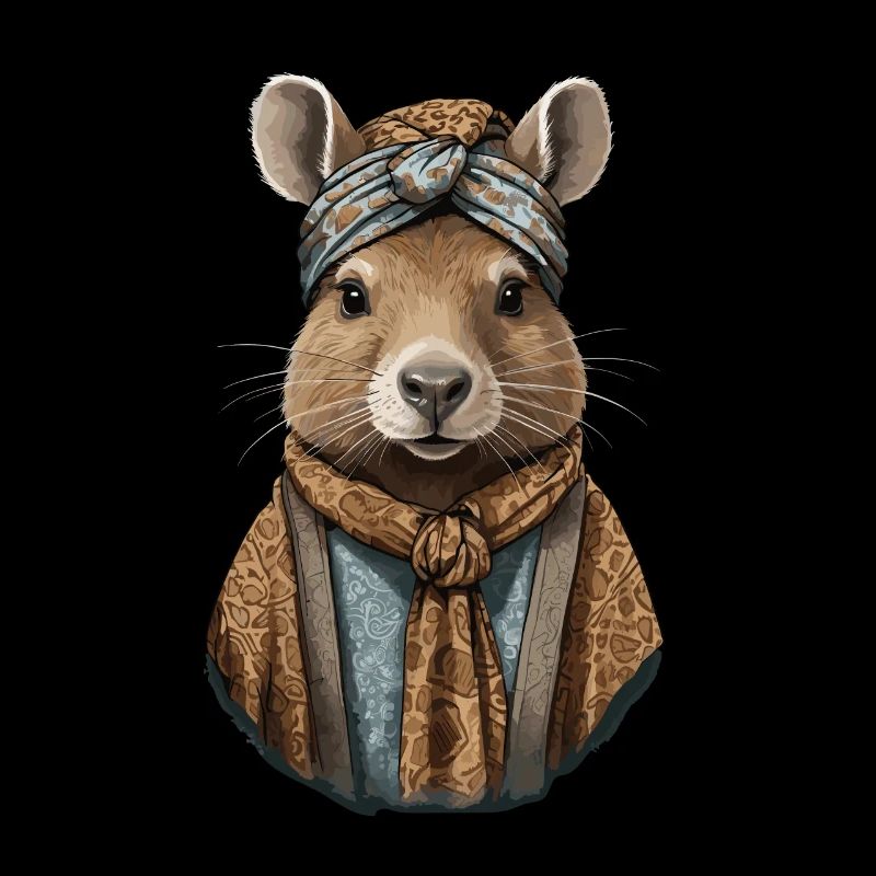 Drôle Capymama Capybara Mère Design
