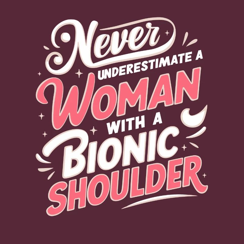 Woman Bionic Shoulder Replacement Surgery Joint