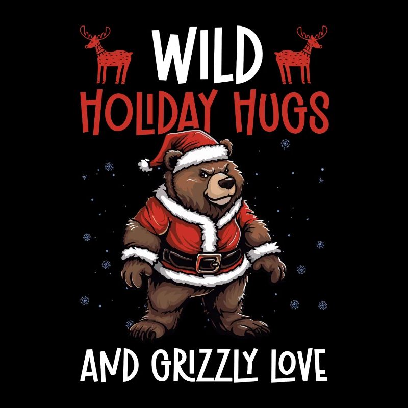 Grizzly Bear Christmas Brown Bear
