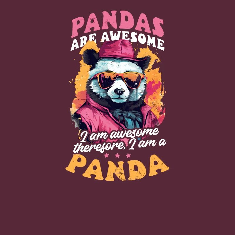 Panda Awesome Darum bin ich Awesome