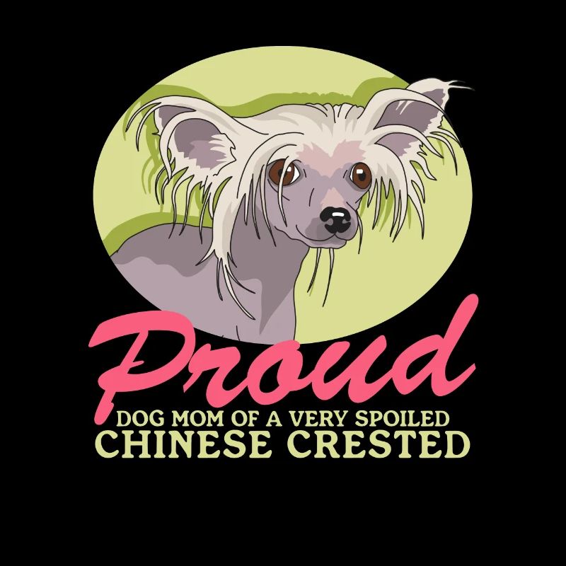 Chinese Crested Mom Schopfhund Hunde Geschenk
