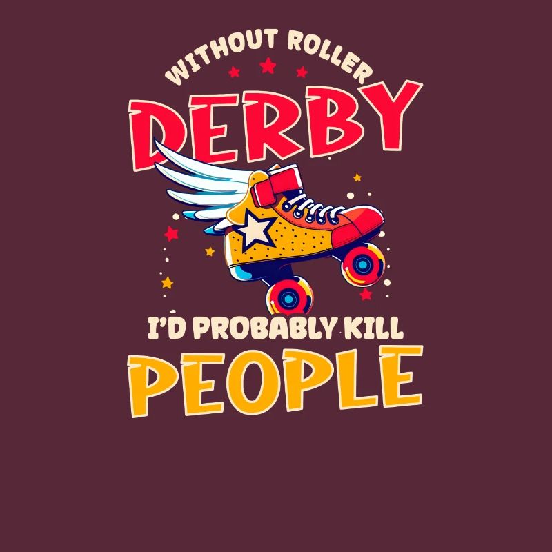 Roller Derby ohne Roller Derby Menschen