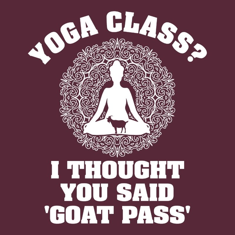 Yogastunde oder Ziegenpass