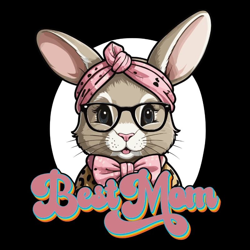 Mama Hase Niedliche Hasenmutter Süßer Osterhase