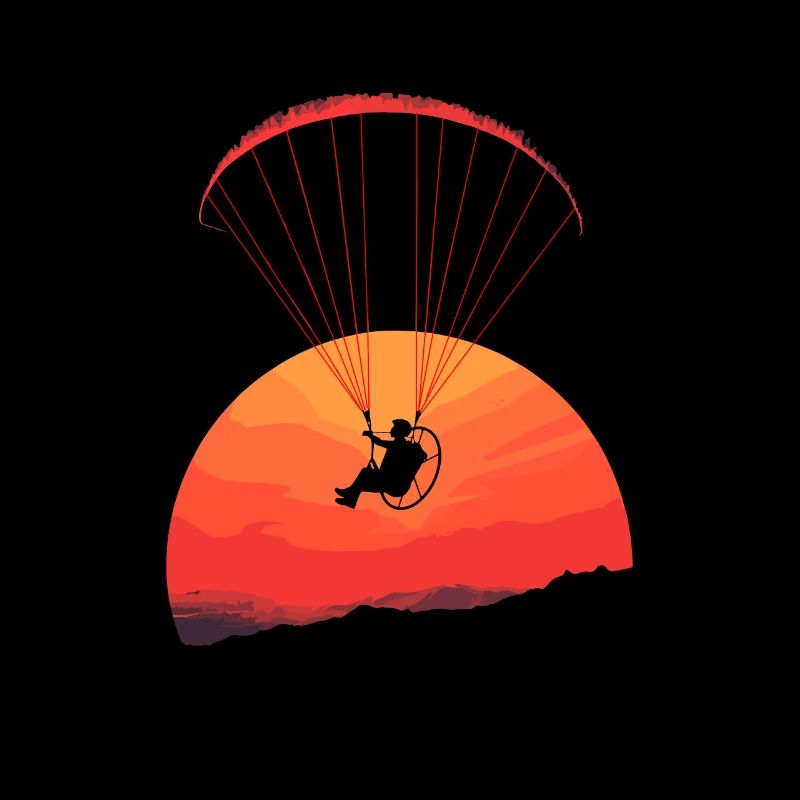 Paramotor paraglider vintage Paramotor