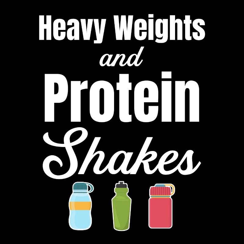 Training Heavy Weights And Protein Shakes