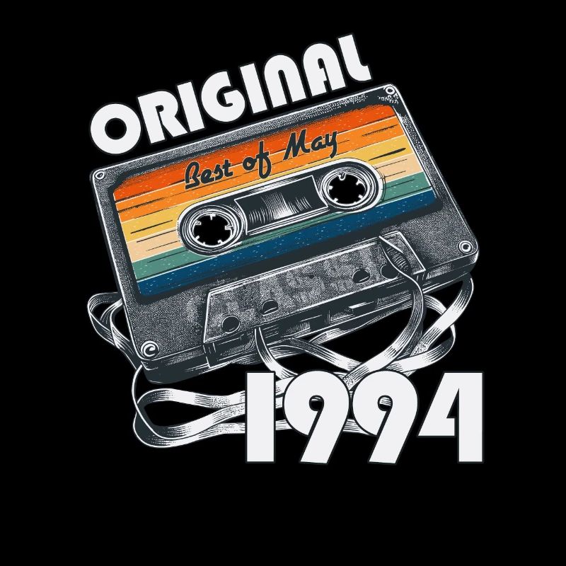 Cassette May 1994 Vintage 1994 Birthday 1994