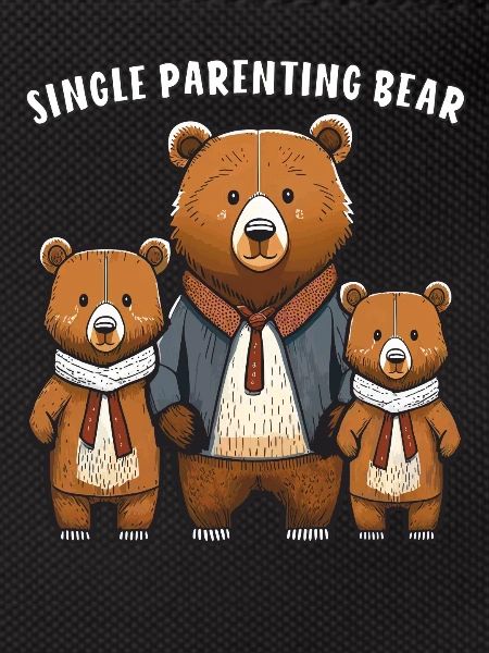 BEARS SINGLE PARENTING BEAR