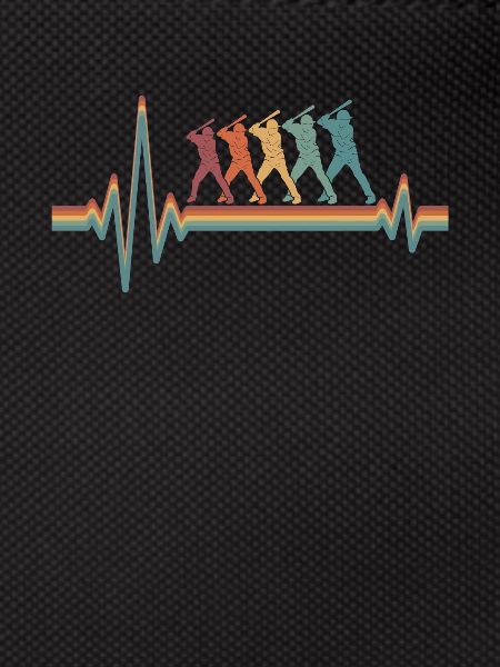 Baseball Ekg Heartbeat
