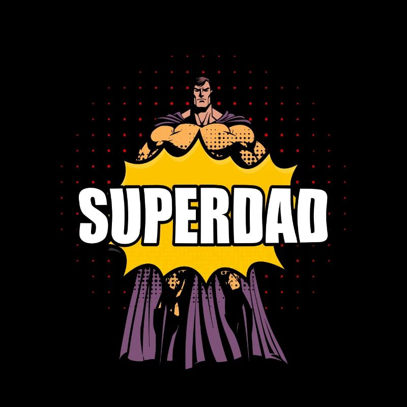 Superdad Held Vater Geschenkidee