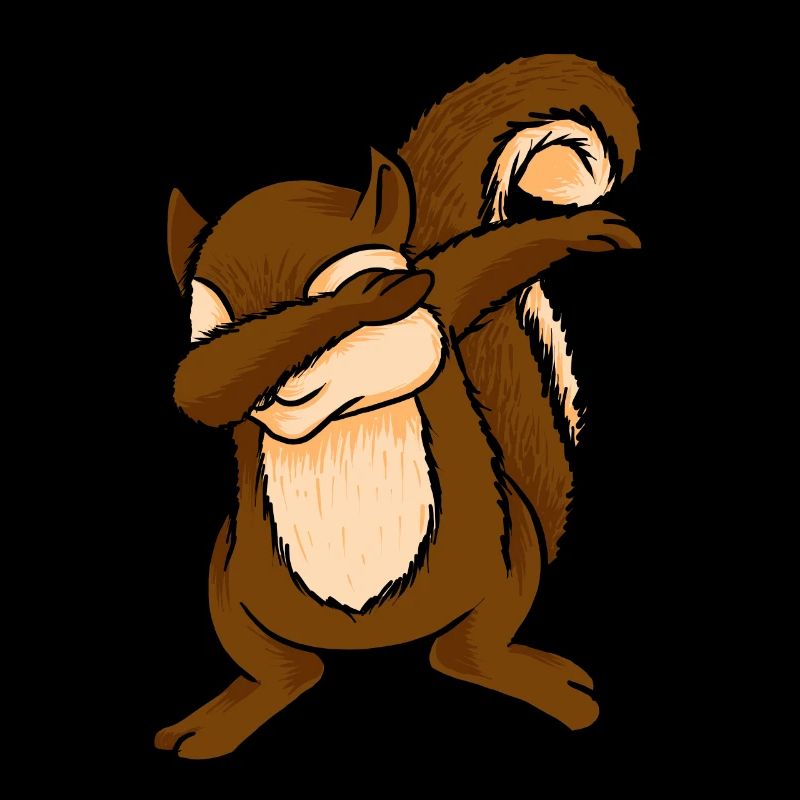 Dabbing Squirrel Funny Chipmunks Dab Animal Lover