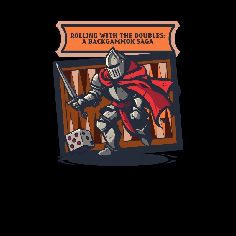 Funny Backgammon Rolling With the Doubles