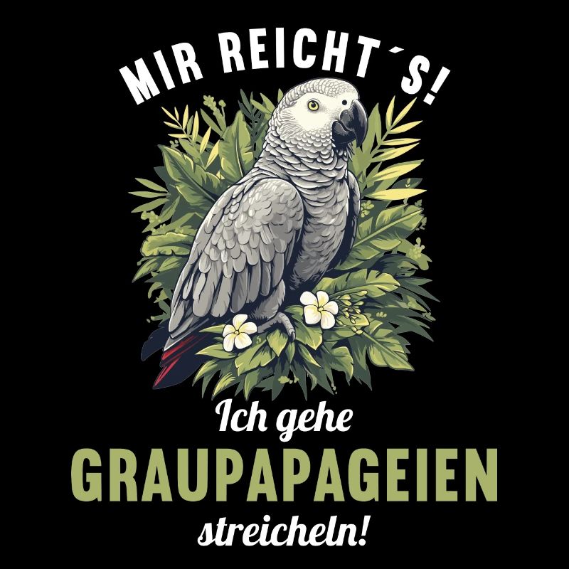 African grey parrots