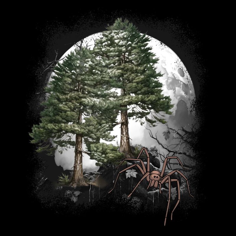 Araignées d'Halloween, araignées, habitants de la forêt
