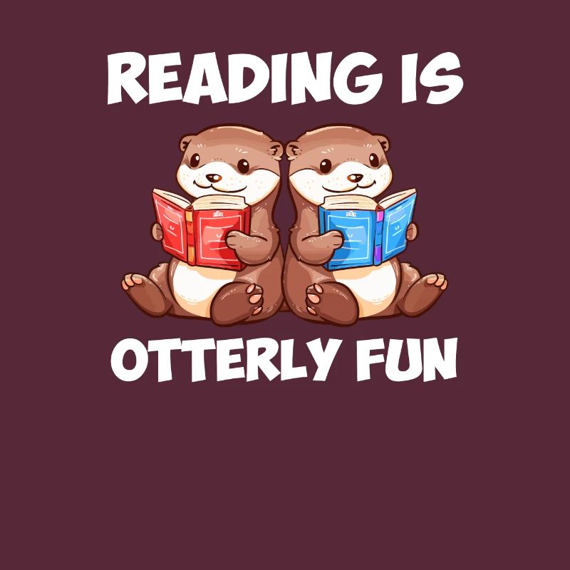 reading is otterly fun, Otter
