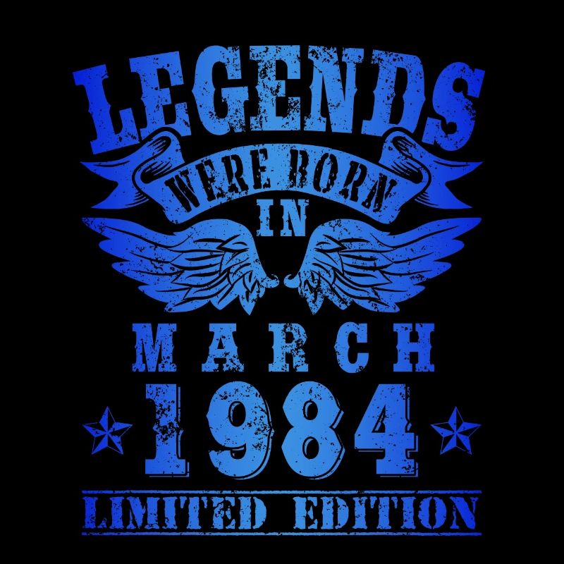 Legends est né en mars 1984 Anniversaire