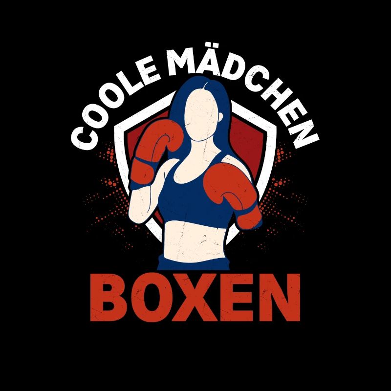 Coole Mädchen Boxen Boxer Kampfsport
