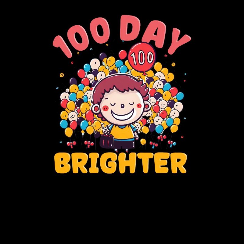 100 Days At School 100 Day Brighter