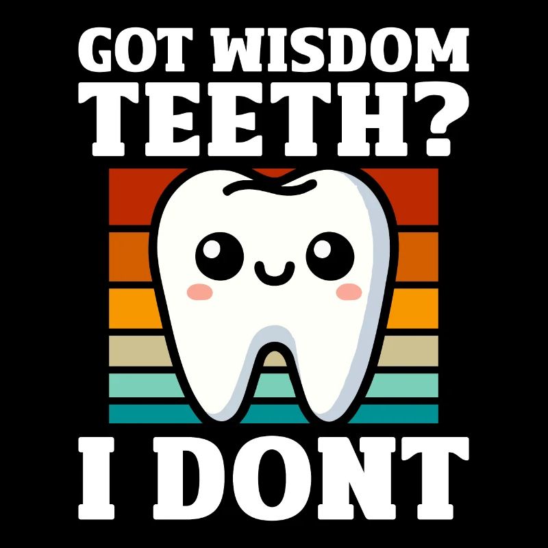 Dents de sagesse cadeau pour l’extraction des dents de sagesse