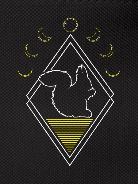 Squirrel Abstract Moon Phases
