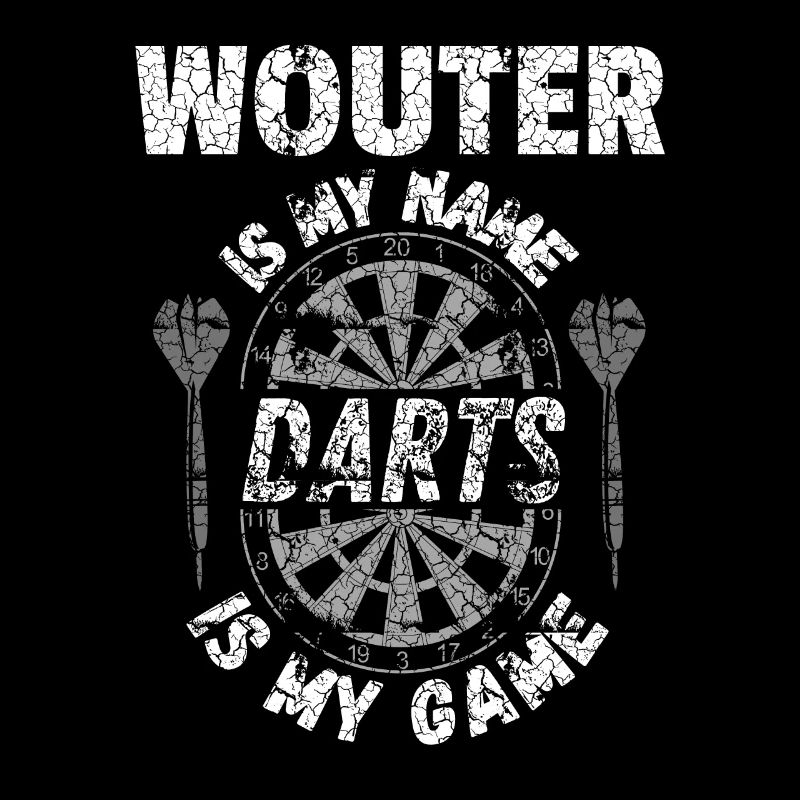 T-shirt de fléchettes personnalisé pour Wouter