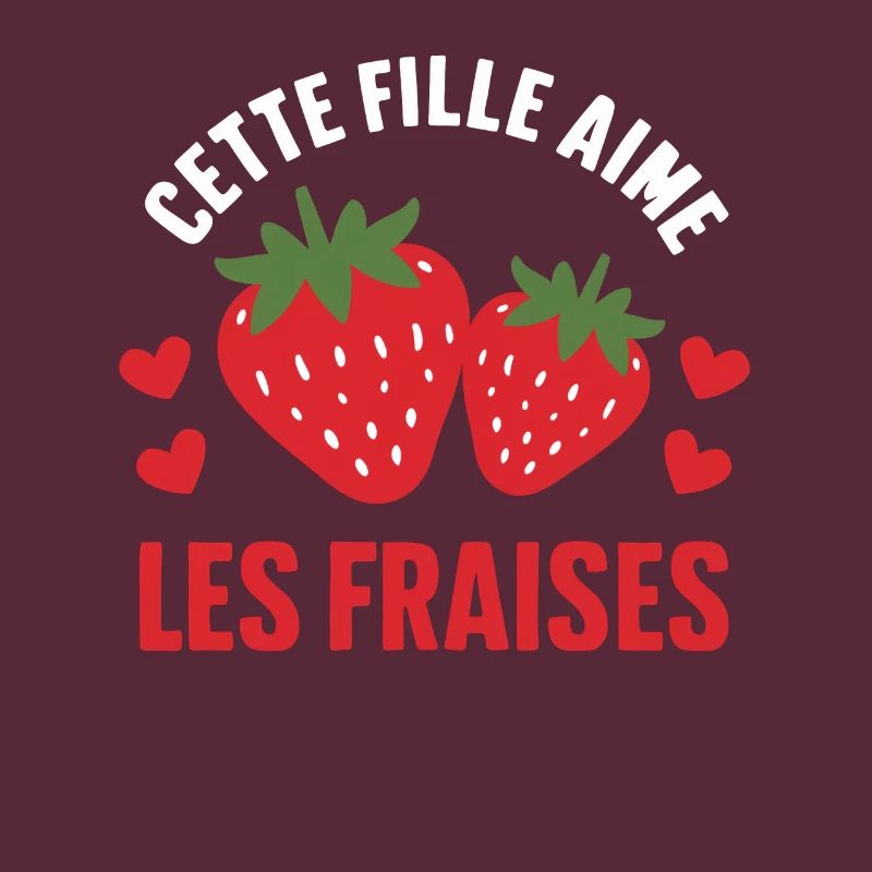 Nur ein Mädchen, das Erdbeeren liebt Lustiges Geschenk
