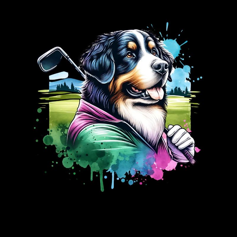 St. Bernard Funny Golf Design pour les golfeurs