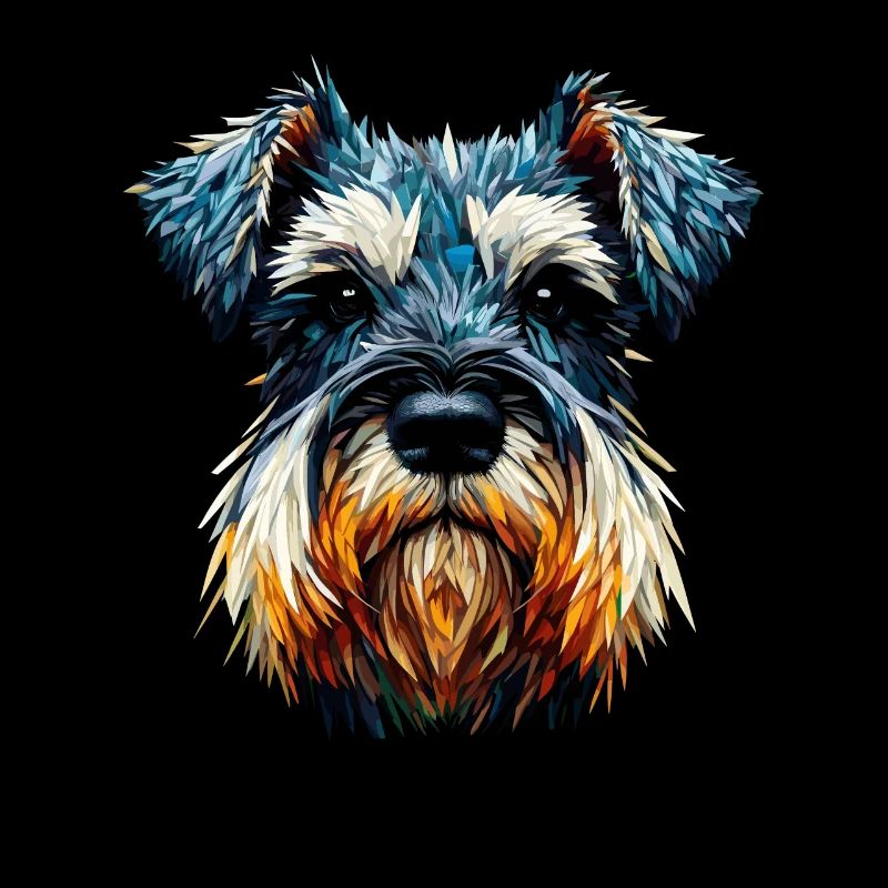Polygon Art Giant Schnauzer Schnauzers