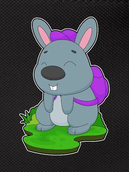 Bunny Student Backpack School