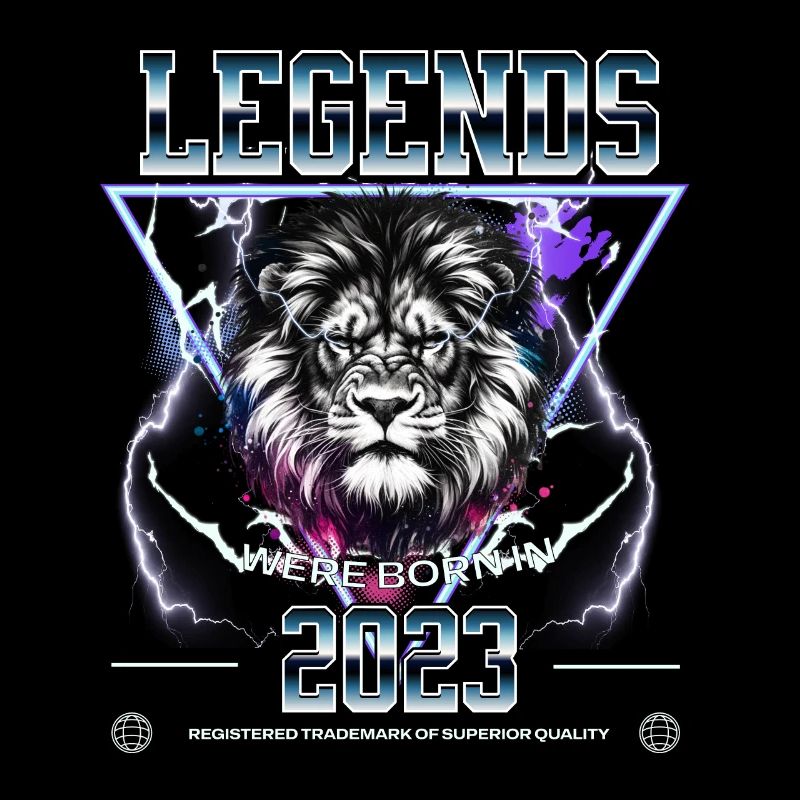 2023 Année d’anniversaire de naissance Lion