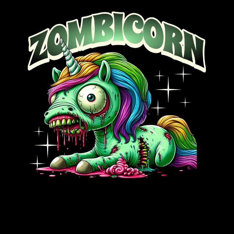 Zombiecorn Zombie Einhorn