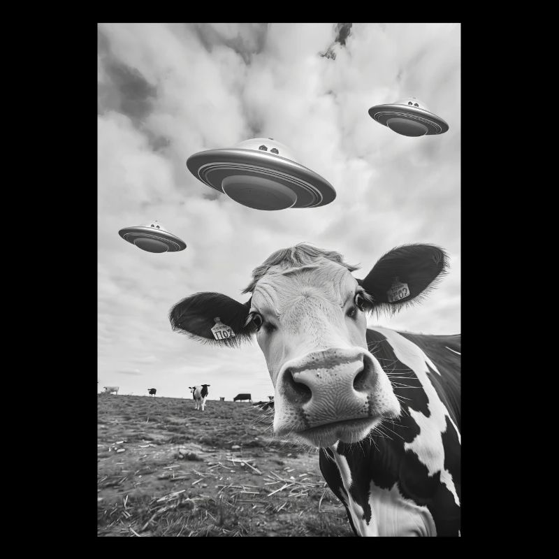 OVNI Selfie Vache