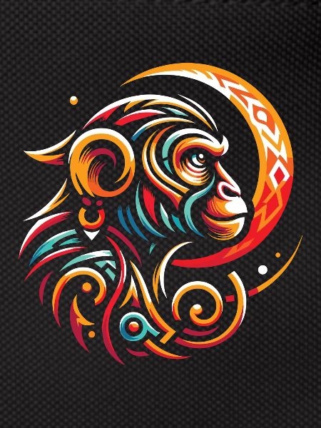 Monkey Moon Phases