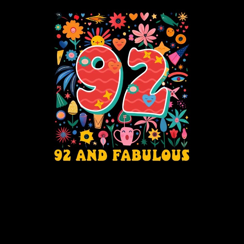 92e anniversaire 92 et fabuleux
