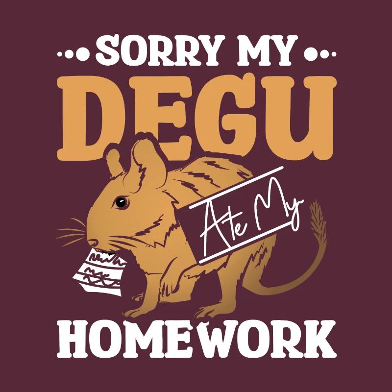 Désolé mon octodé a mangé mes devoirs