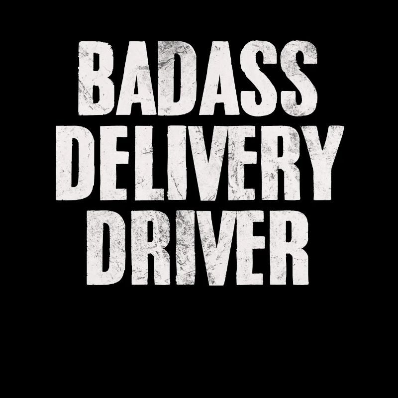 Badass Delivery Driver Paket Paketzustellung