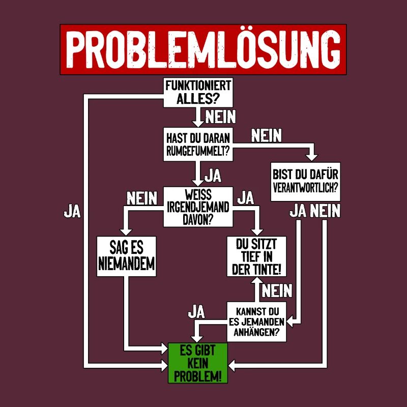 Problem solving Humorous instructions for everyday life