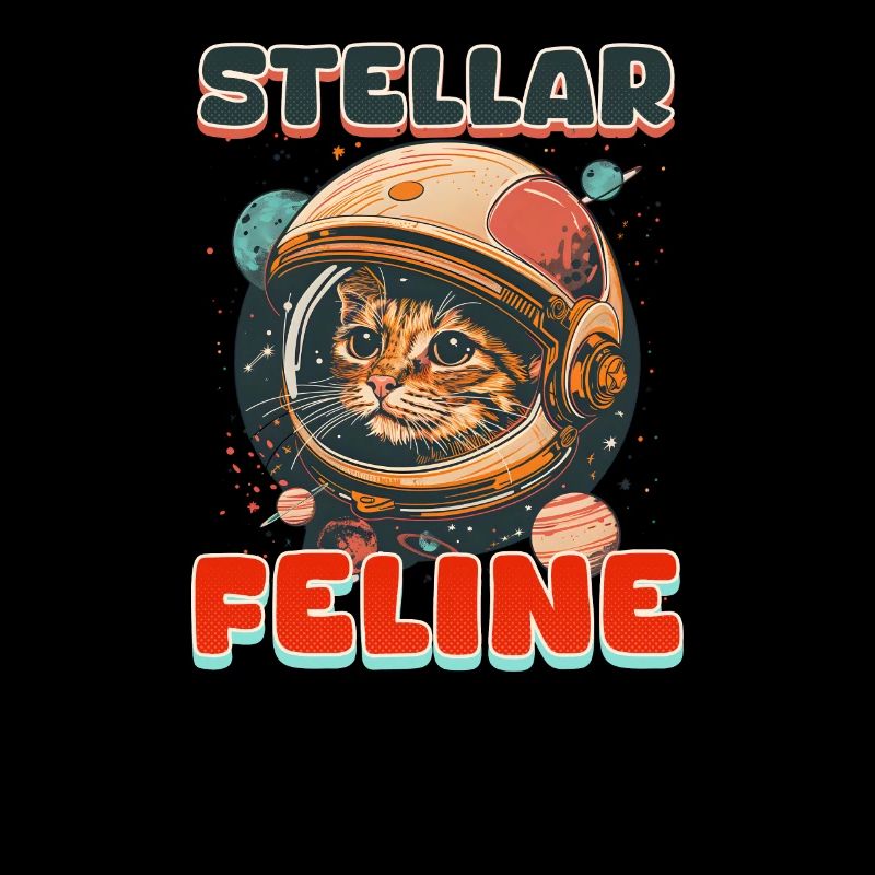 Cat Astronaut Stellar Feline