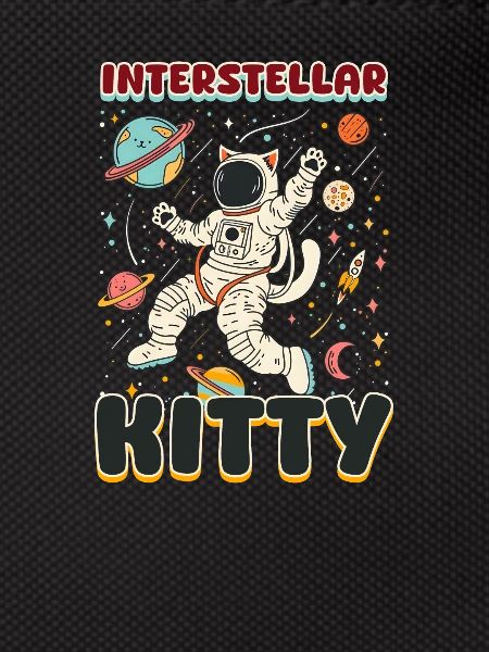 Cat Astronaut Interstellar Kitty